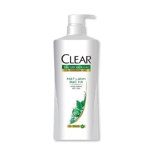 Dầu gội clear mát lạnh bạc hà chai - 900g