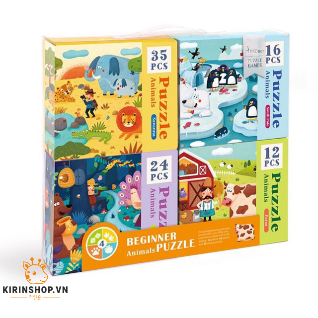 Xếp hình 4 in 1 Seasons - Mideer (Bộ)