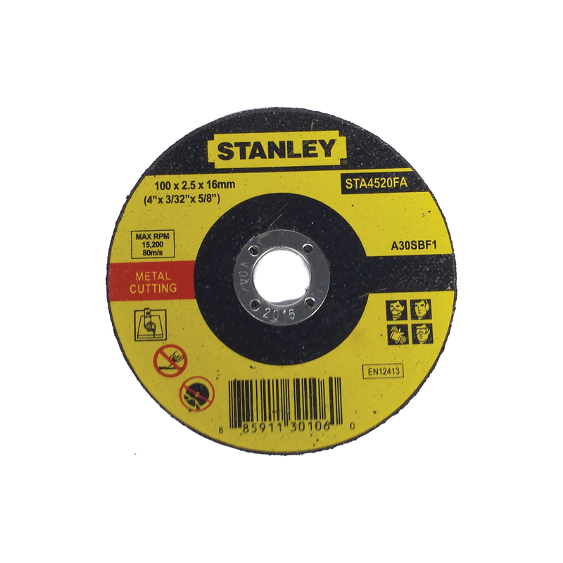 100 X 2.5 X 16 Đá Cắt Sắt Sta4520Fa Stanley STA4520FA
