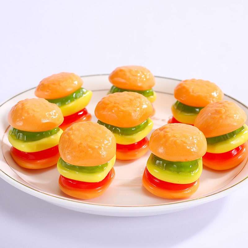 KẸO DẺO HAMBURGER GUMMY CANDY 100g CHO BÉ SIÊU CUTE