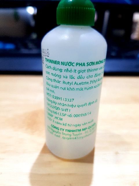 THINNER NƯỚC PHA SƠN MÓNG TAY - THINNER NƯỚC PHA SƠN