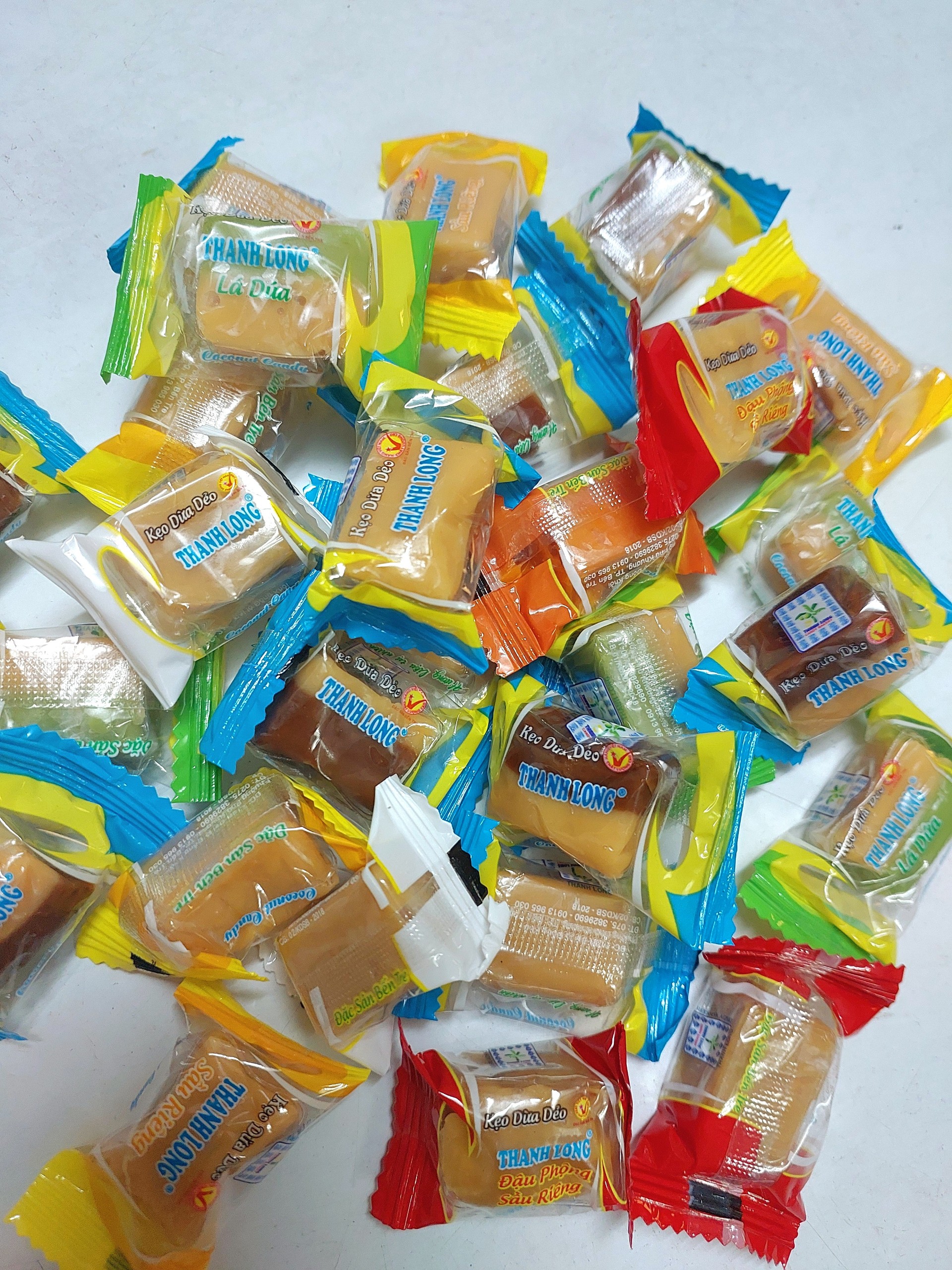 200g kẹo dừa Bến Tre mix đủ vị_Monhi_Food
