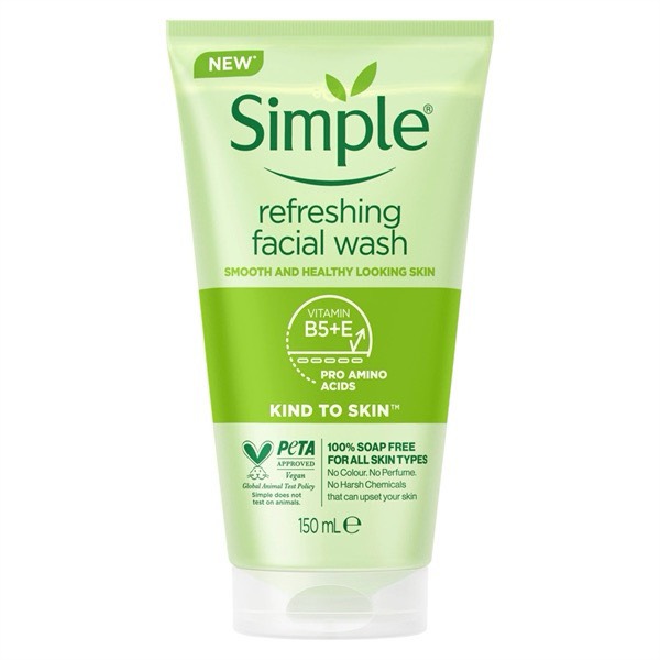 Sữa rửa mặt Simple kind to skin 150ml