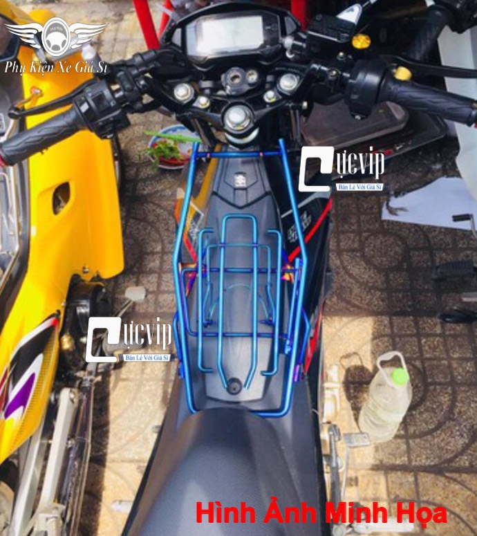 Baga giữa raider fi, satria fi inox 304 xi titan dày 10ly ms5542