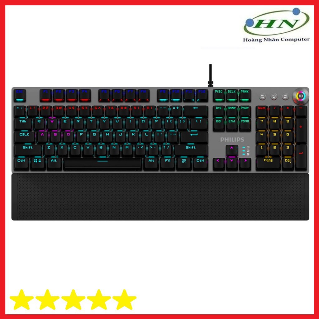 [HCM]Bàn Phím cơ cao cấp chuyên game Philips SPK8614