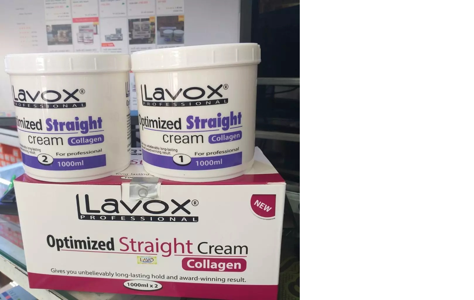 Duỗi Lavox tím Collahgen 1000ml x2