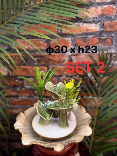 THÁC NƯỚC PHONG THỦY MINI_H23,24,25CM