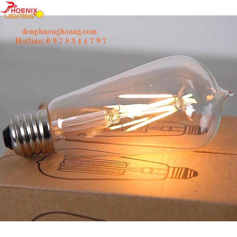 Bóng Đèn Led Edison ST64 - Đèn Phượng Hoàng