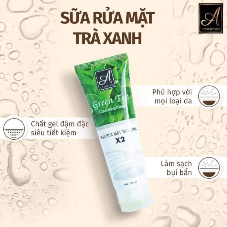 Sữa Rửa Mặt Trà Xanh Acosmetics Chính Hãng