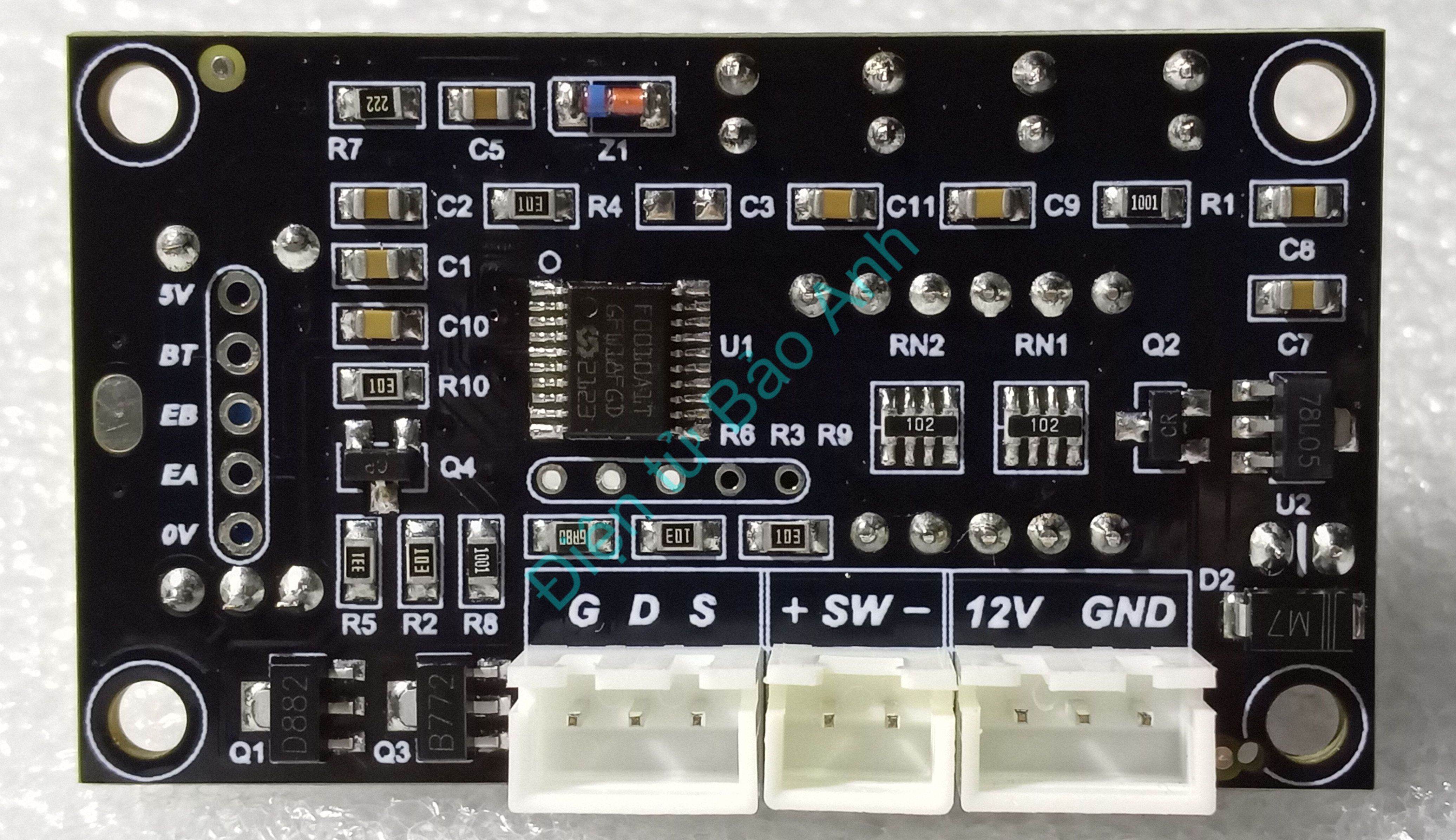 Mạch timer xung kép BAE-SW401 cho máy hàn cell pin dùng siêu tụ