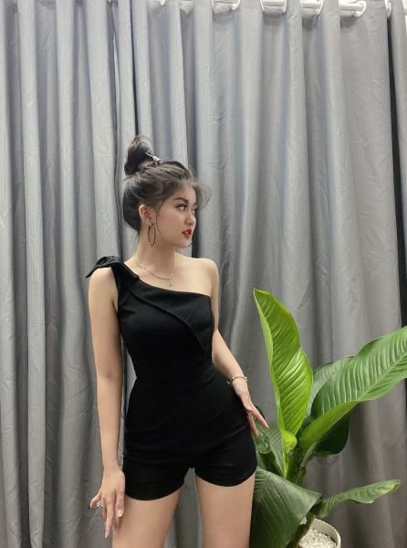 jump lệch vai nơ cực xinh
