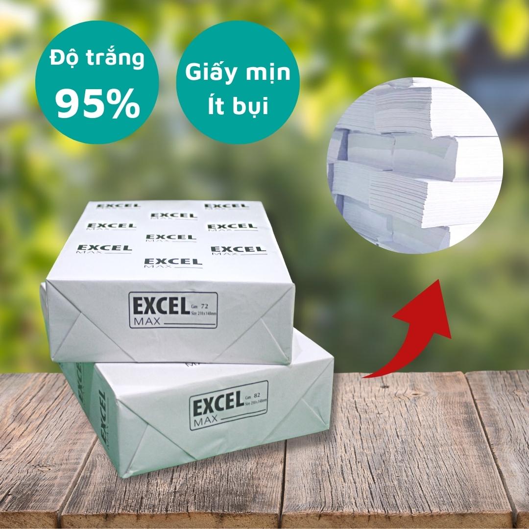 Giấy A5 Excel 80gsm Đủ 500 tờ [Thùng 10Gram] THIỆN PHƯỚC