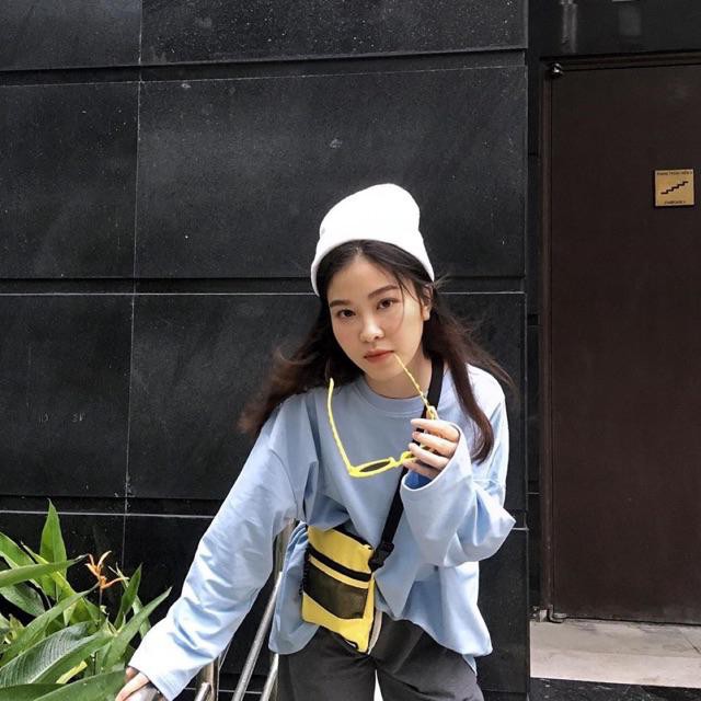 Áo thun dài tay trơn nhiều màu basic unisex