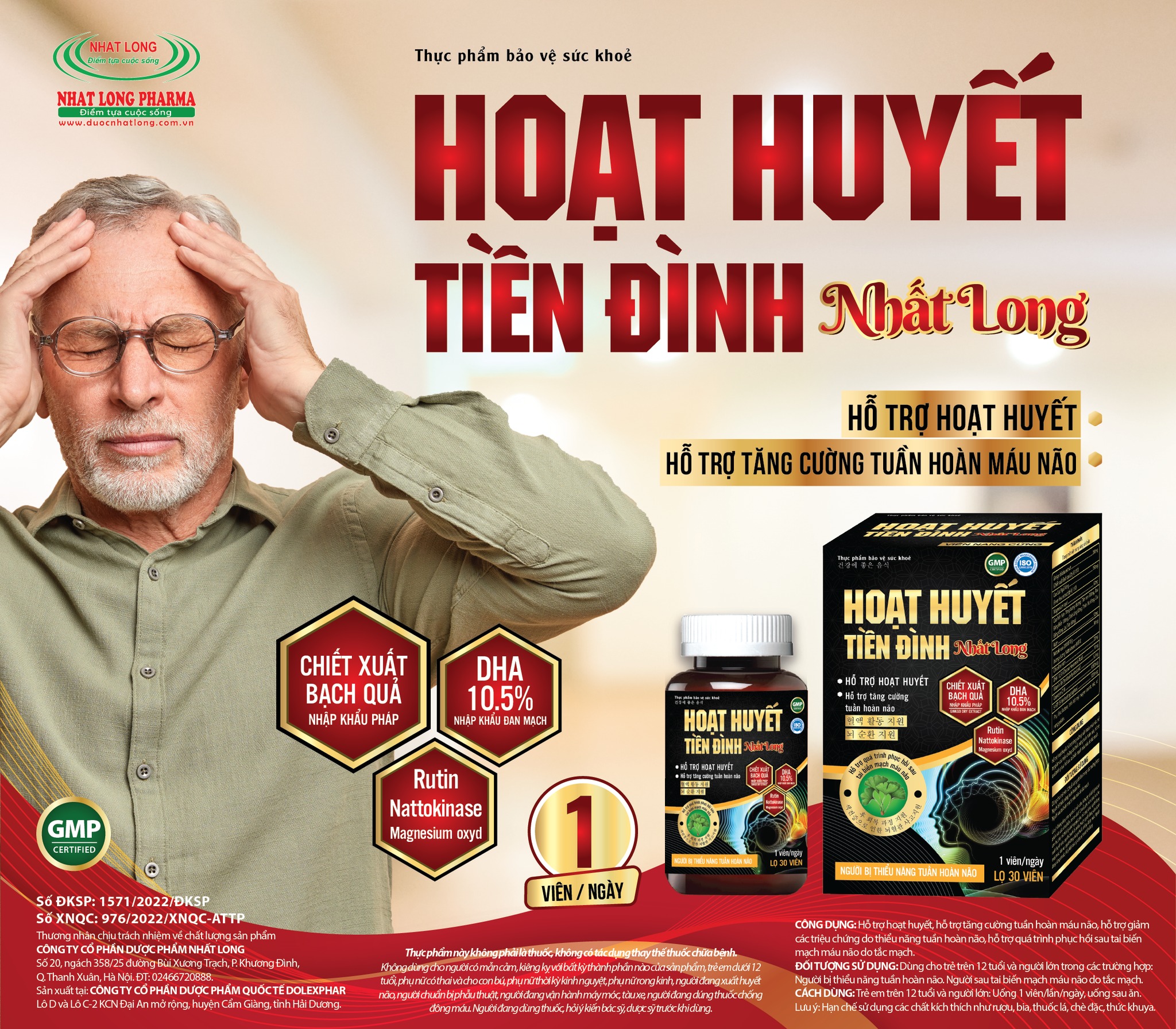 HOẠT HUYẾT TIỀN ĐÌNH NHẤT LONG