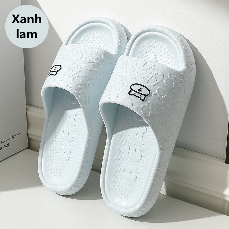 Dép Đi Trong Nhà Đế Dày Chống Trượt Thiết Kế Đơn Giản Thời Trang Cho Cặp Đôi