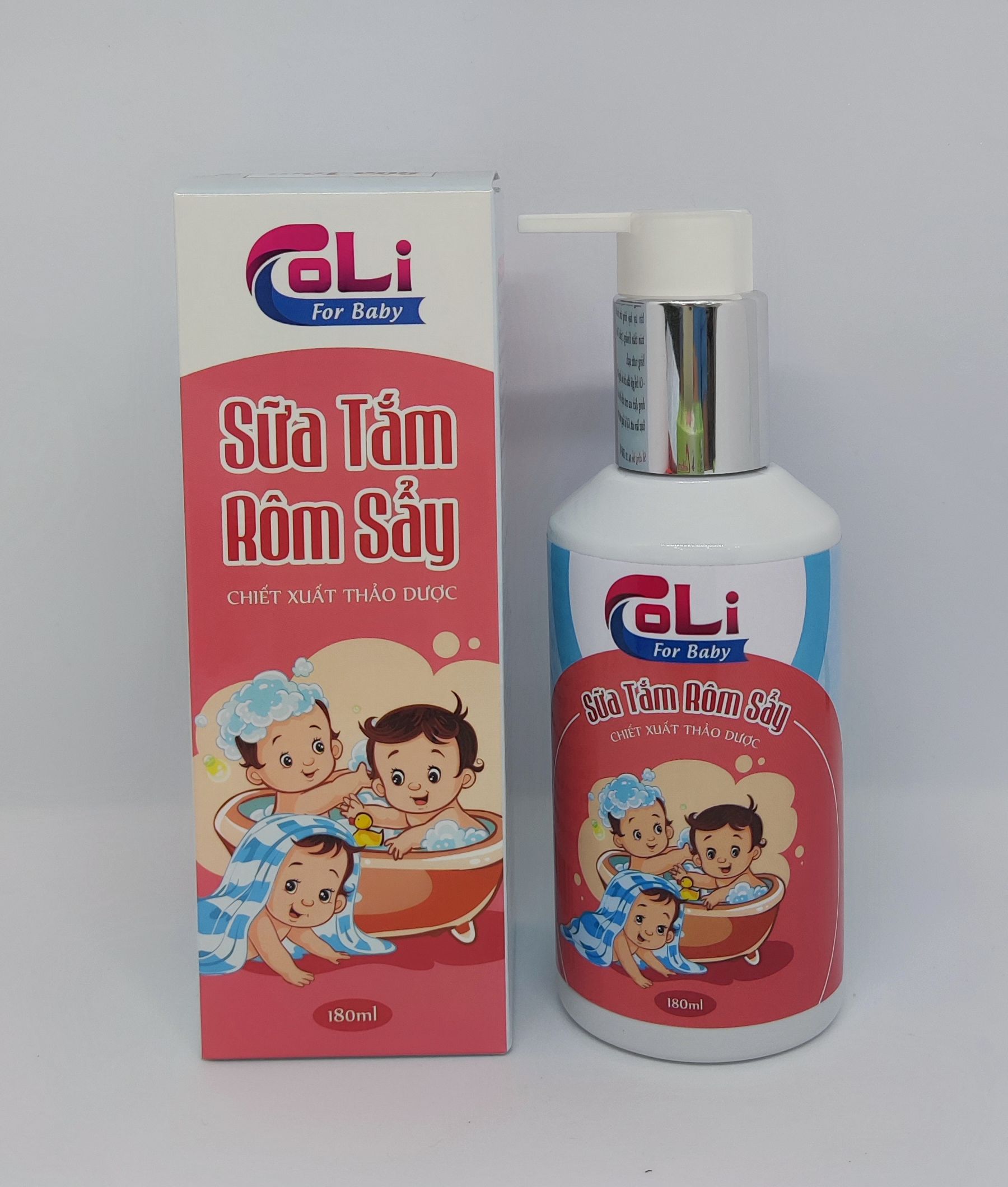 Sữa Tắm Rôm Sẩy CoIi For Baby 180ml