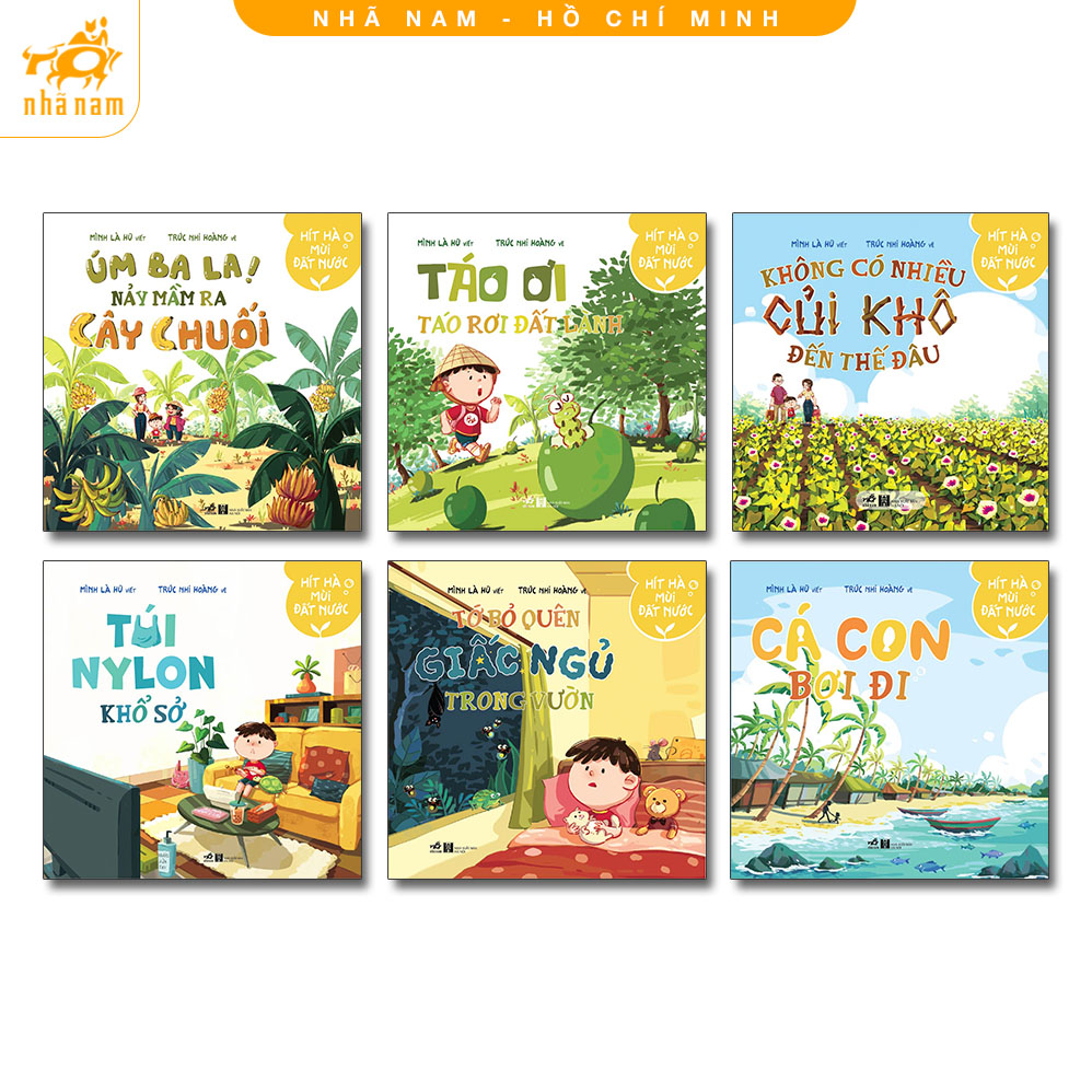Sách - Bộ Hít hà mùi đất nước (Trọn bộ 06 cuốn) (Nhã Nam HCM)