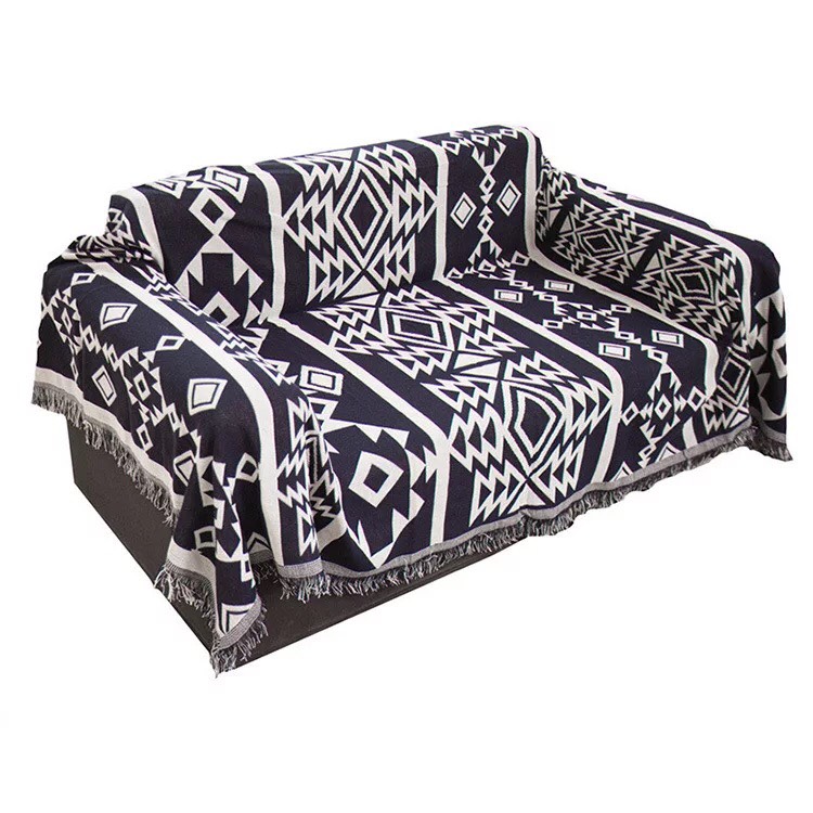 [ẢNH THẬT] Thảm vintage phủ sofa dệt 2 mặt cao cấp size lớn