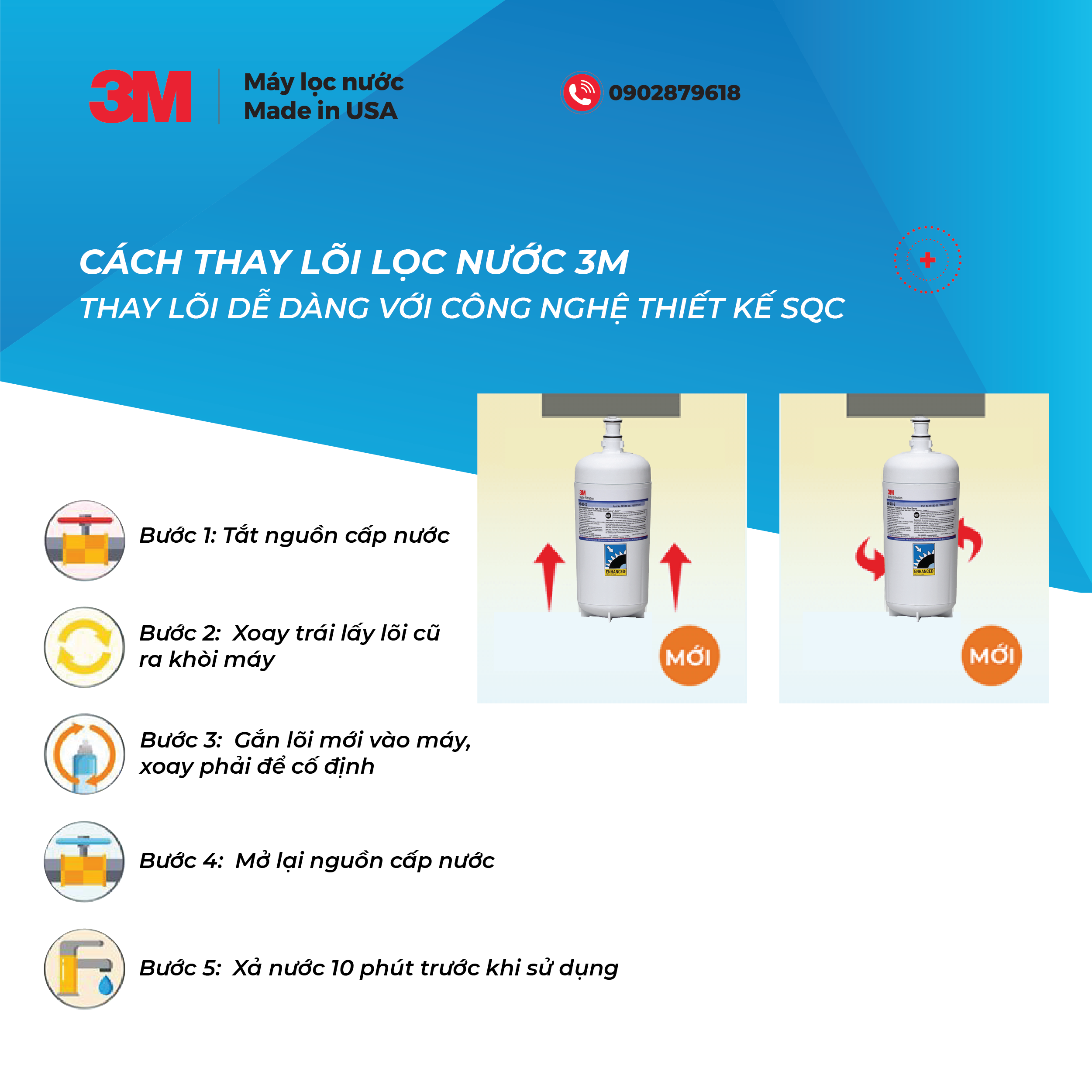 Máy lọc nước 3M ICE160-S