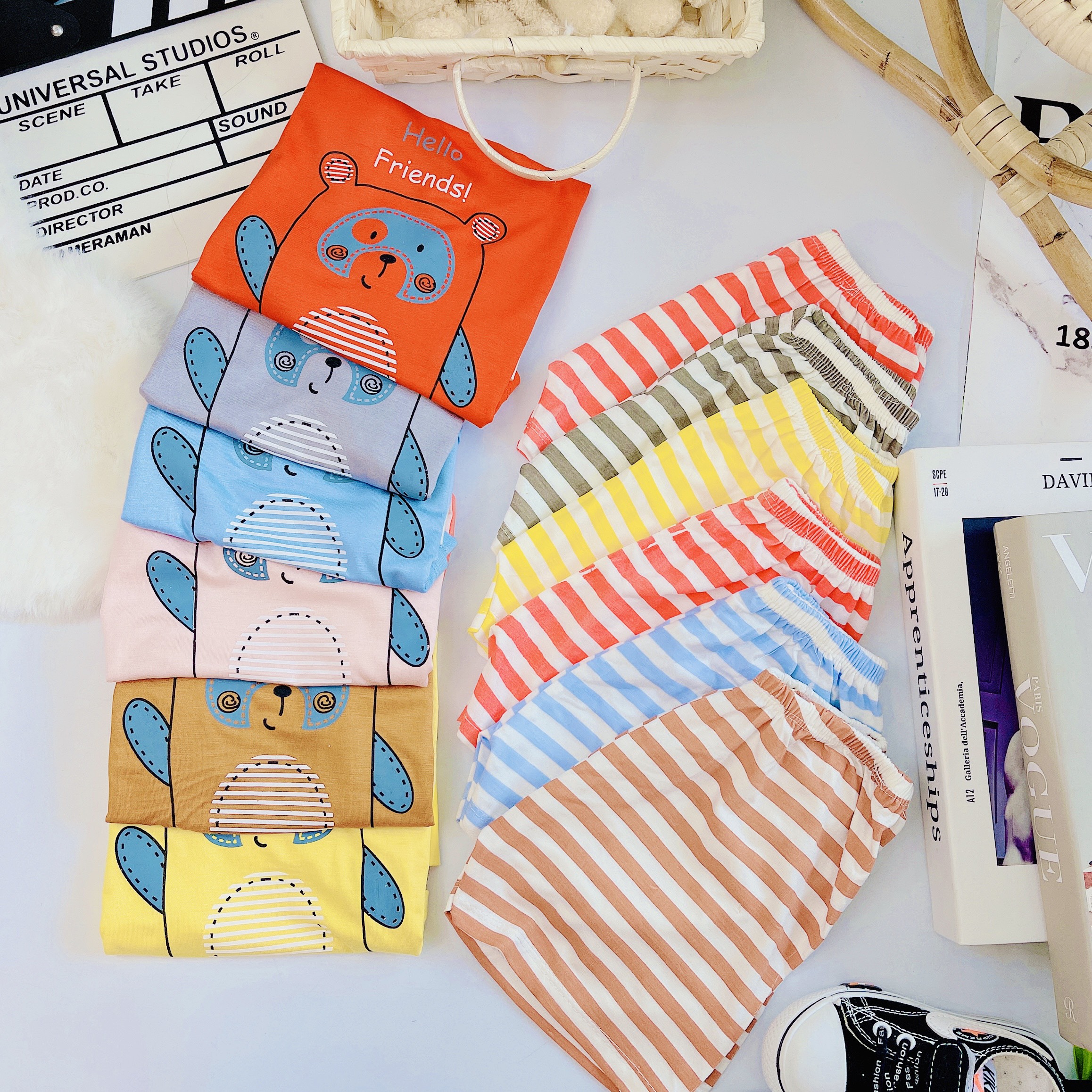 ( 5-15kg) Set thun lạnh Minky Mom cho bé trai bé gái