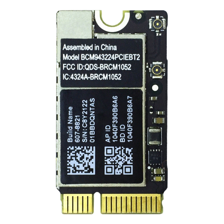 Smart wifi & bluetooth network module for macbook air 13.3 inch a1369 & 11.6 inch a1370 & a1465 new sale