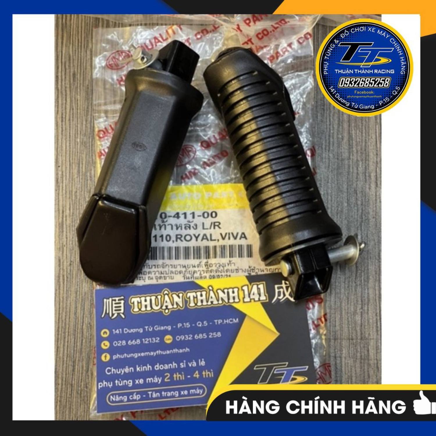 Cao su gác chân sau sport zin thailan hm - xipo - rgv120