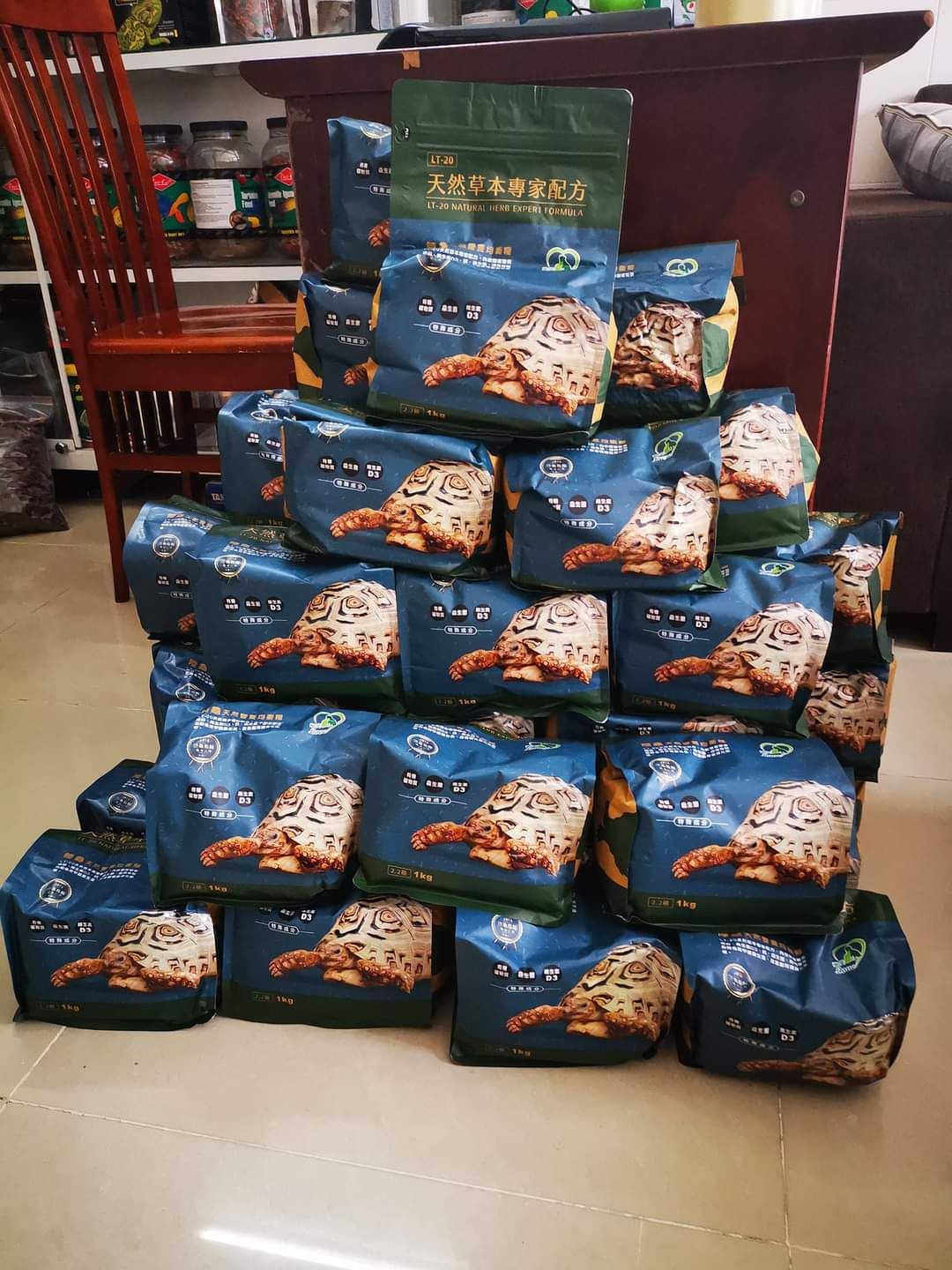 Lt20 thức ăn dinh dưỡng cho rùa cạn 500gr