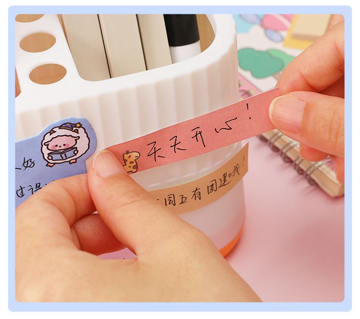 Giấy Note Ghi Chú Sticky Note 4 Màu 80 Tờ H172