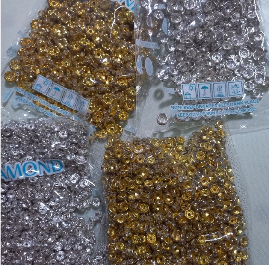 10 Charm đệm hạt size 6-8mm
