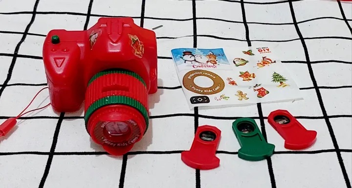 Đồ Chơi Máy Ảnh Đèn Chiếu Giáng Sinh
