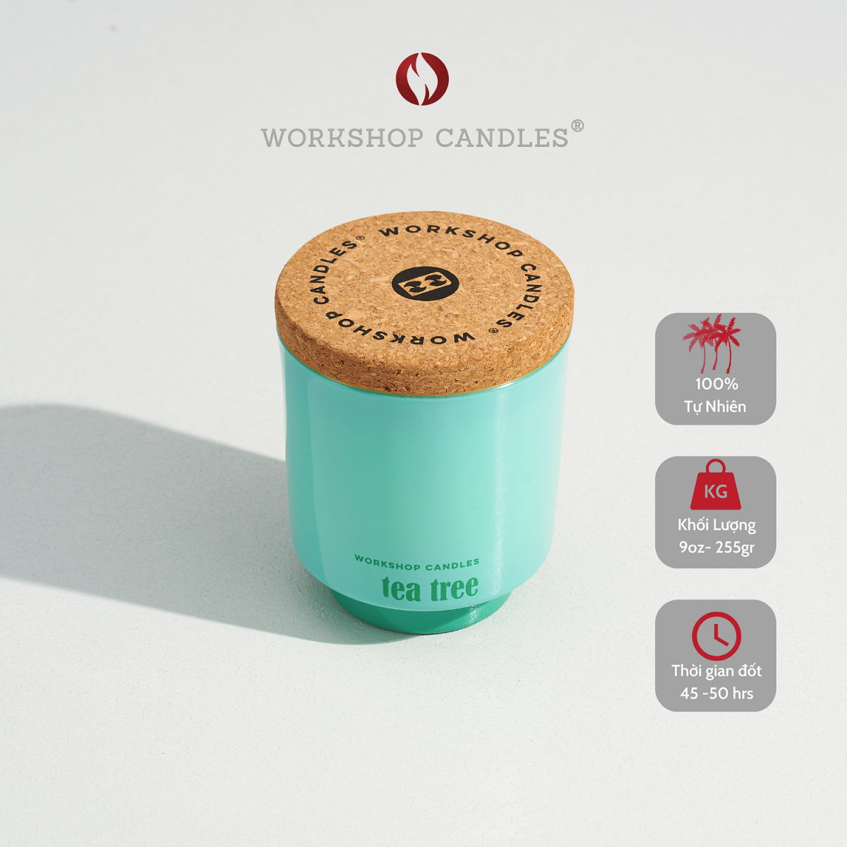 Workshop Candles - Nến thơm Tea Tree 9oz