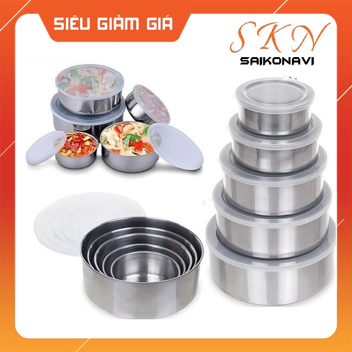 Set 5 bowl stainless steel high-grade