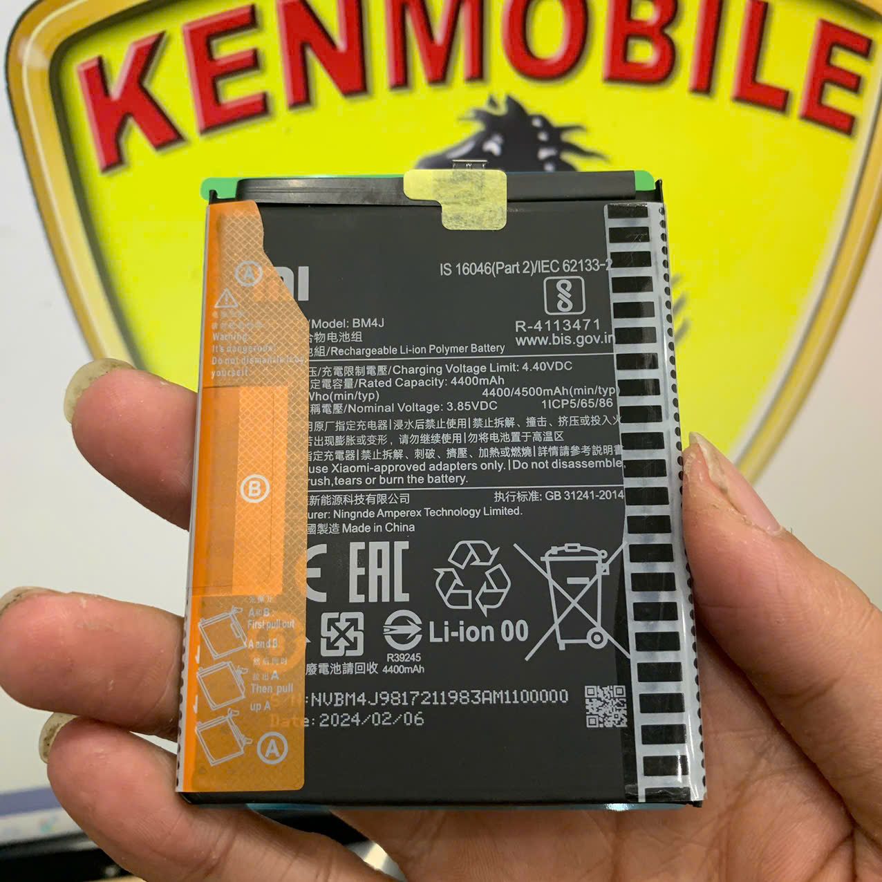 Pin ZIN Xiaomi BM4J Dùng Cho Redmi Note 8 Pro (bảo hành 3 tháng)