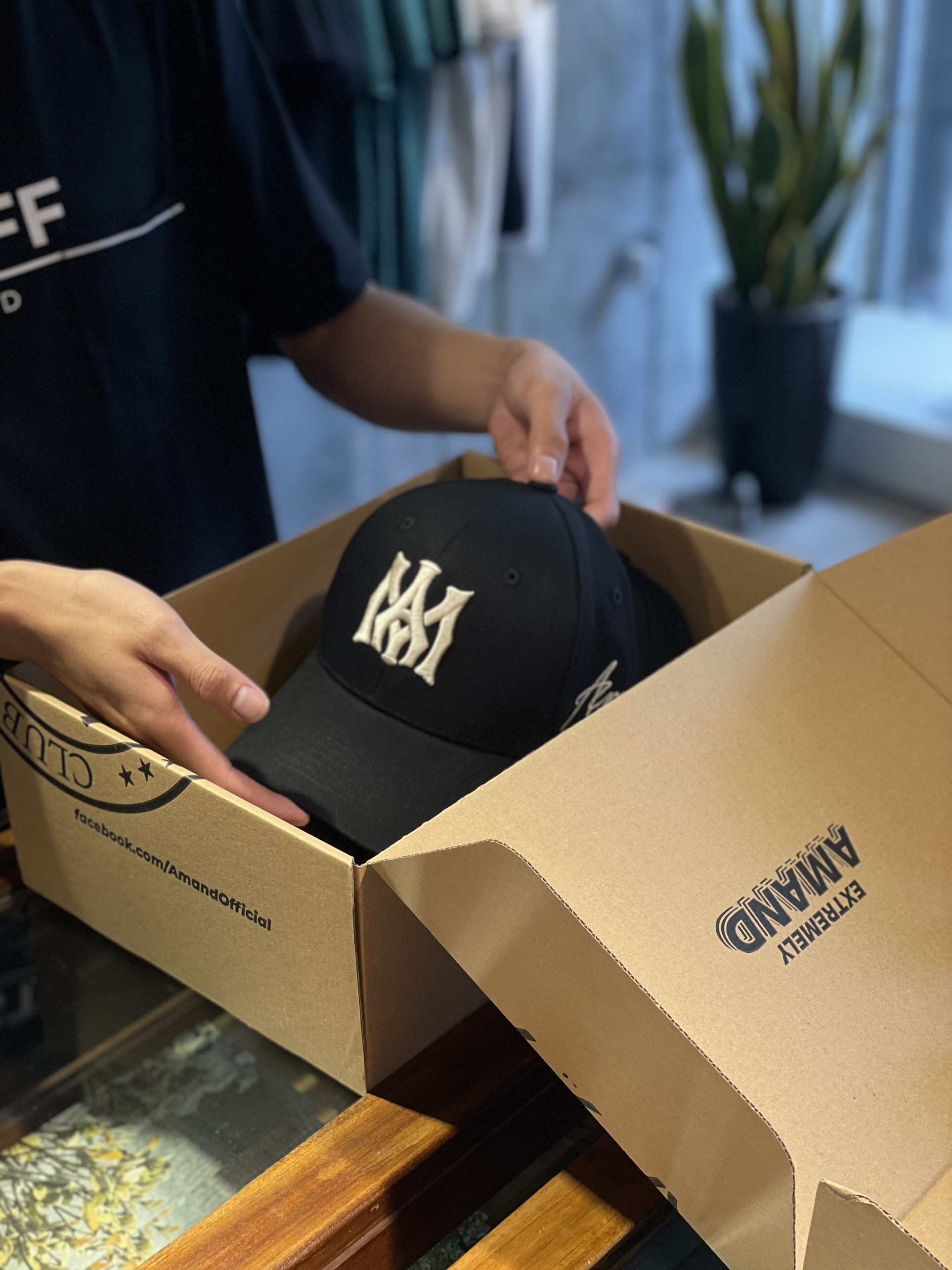 Mũ Amand Vibe Strapback - Black