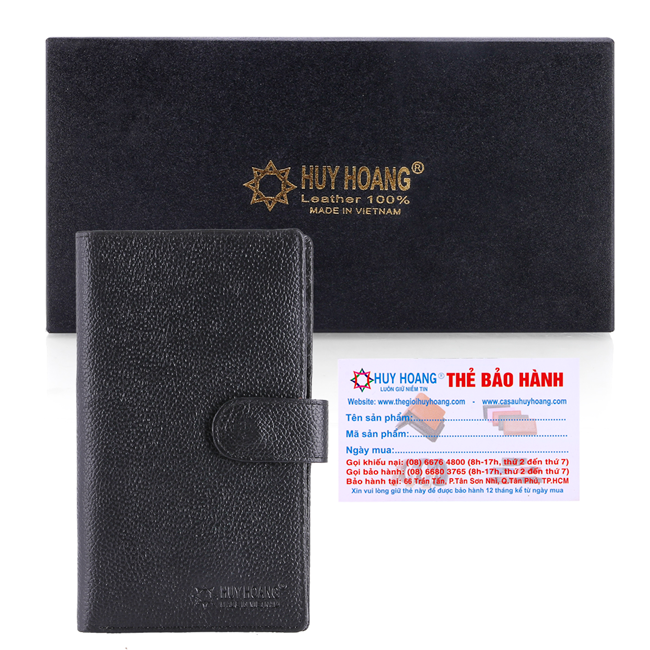 Men's many types of cowhide leather black wallet hk1355-39-two45