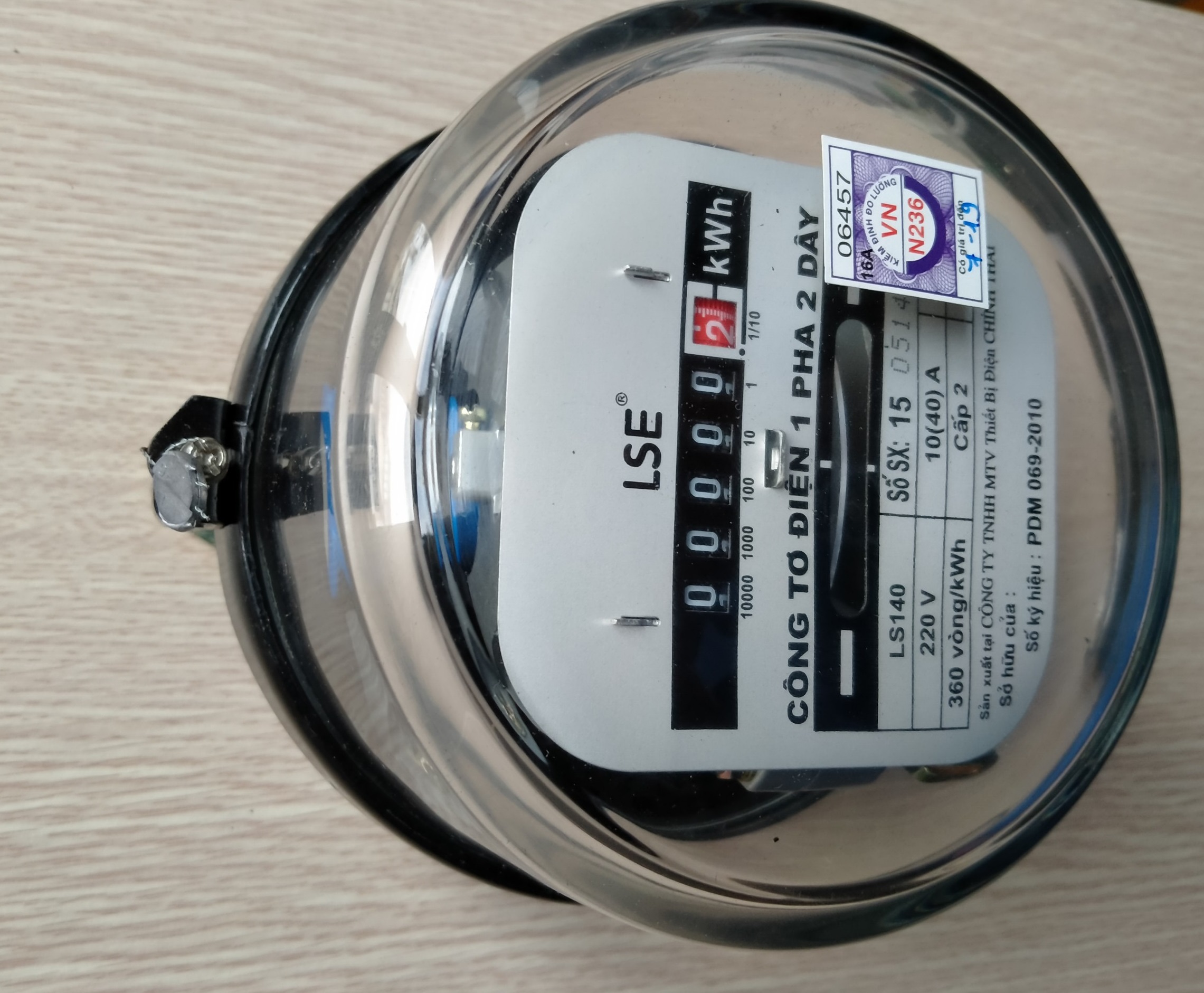 Công Tơ Điện 1 Pha LS140 10(40A) 5(20A) LSE
