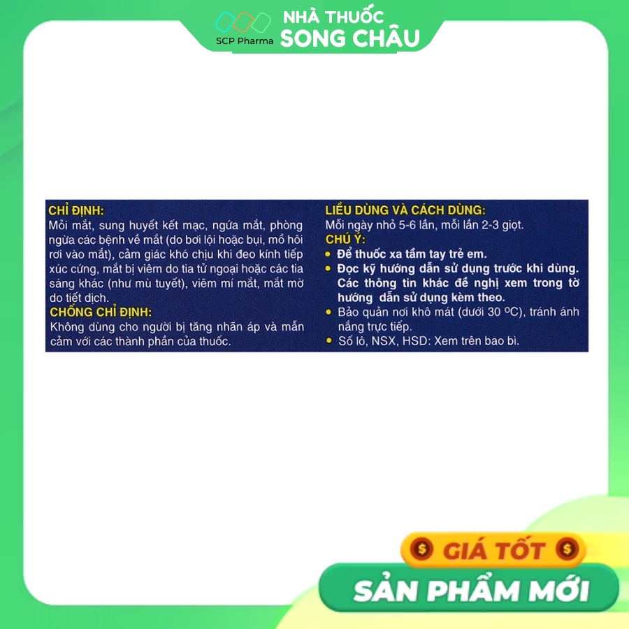 Nhỏ mắt V.ROHTO COOL chai 12ml