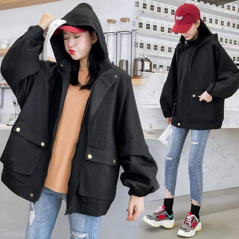 Áo khoác hộp kaky nữ siêu đẹp