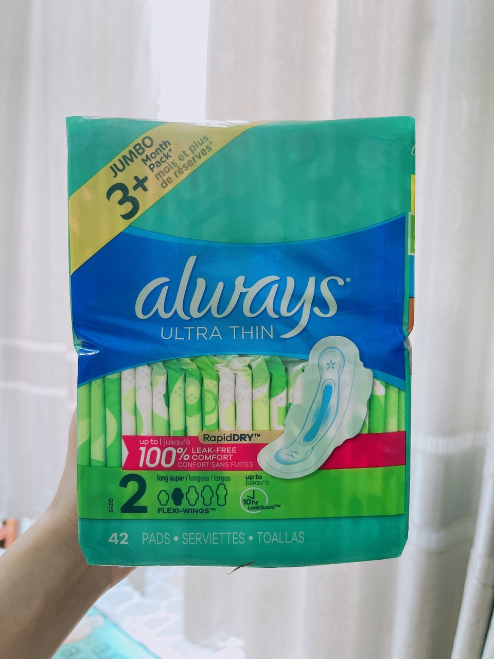 Băng vệ sinh Có Cánh Always Ultra Thin size 2 - Hàng Mỹ