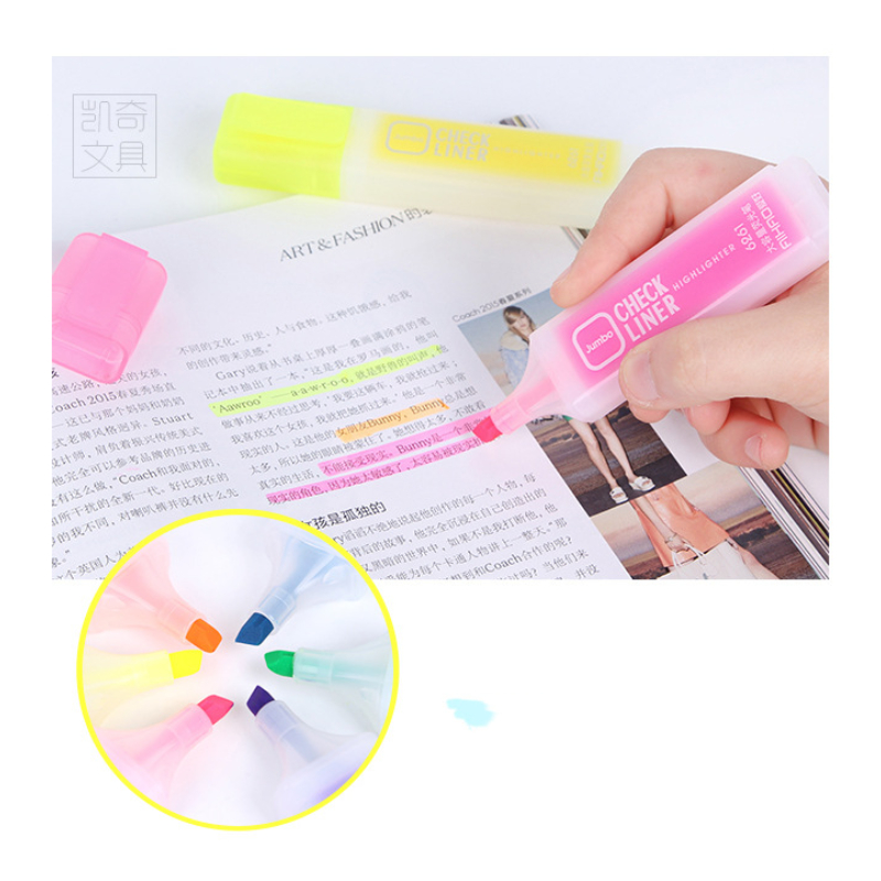 Bút highlight nhớ dòng dạ quang–bút đánh dấu, bút hilighter cho học sinh ,6 màu