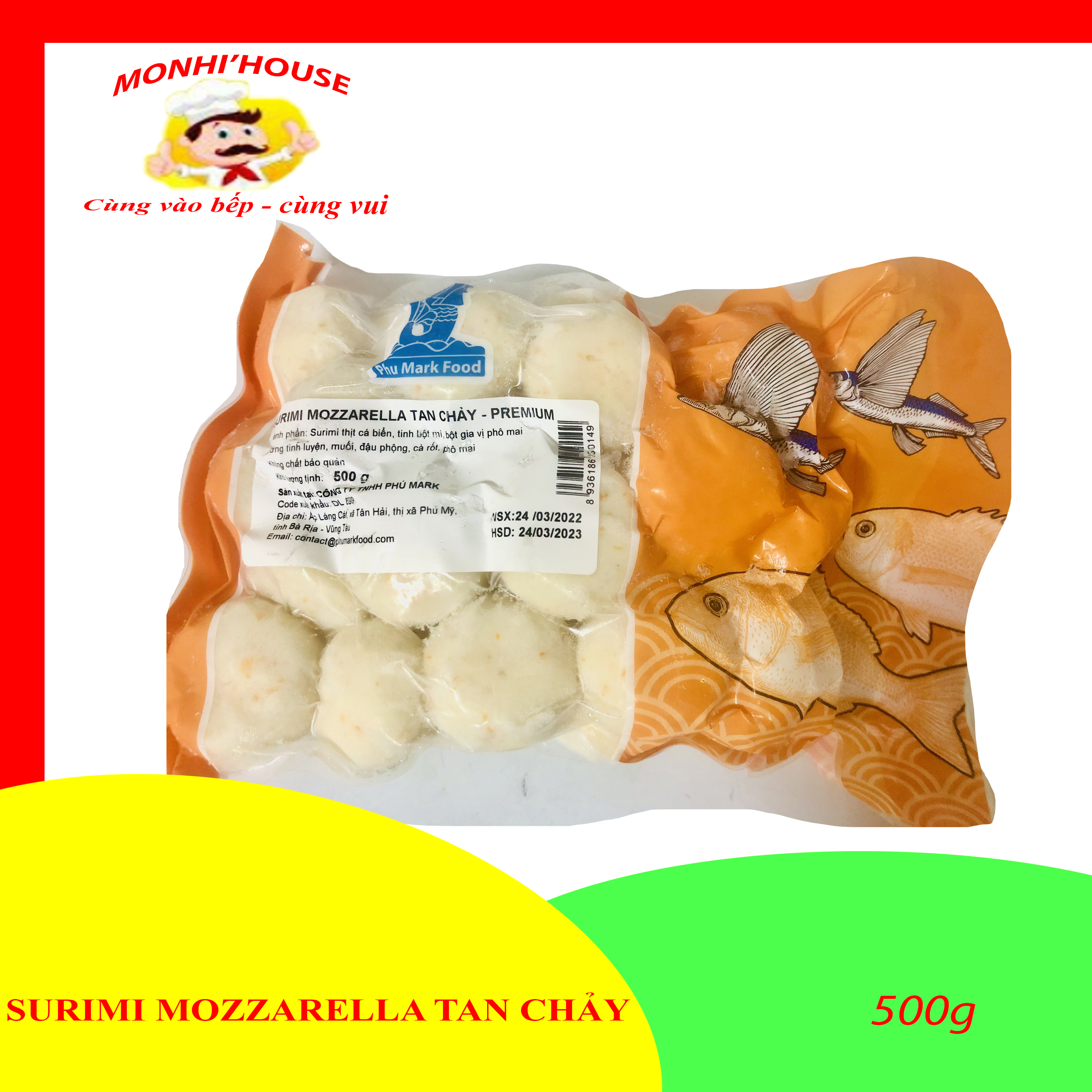 100g Cá Viên Nhân Phô Mai Phumark hấp dẫn