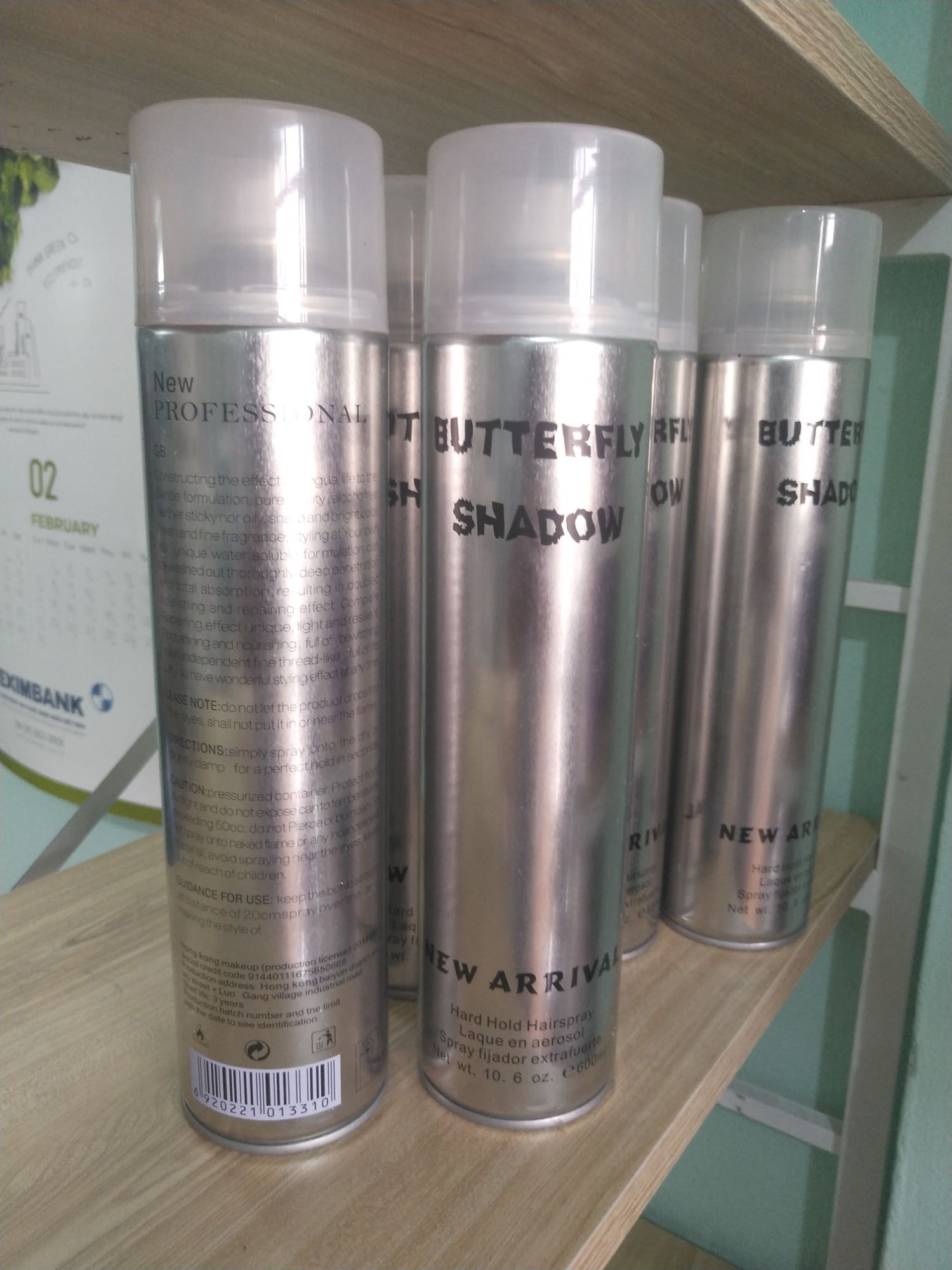 [HCM]KEO XỊT TÓC BUTTERFLY SHADOW 600ml