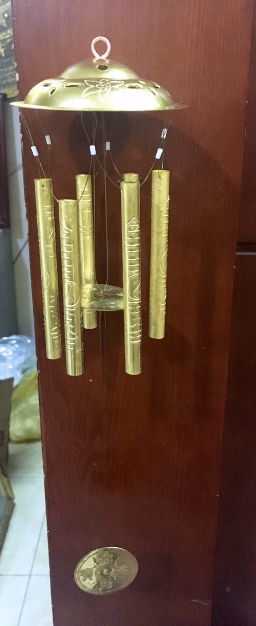 Chuông gió 6 thanh bằng đồng