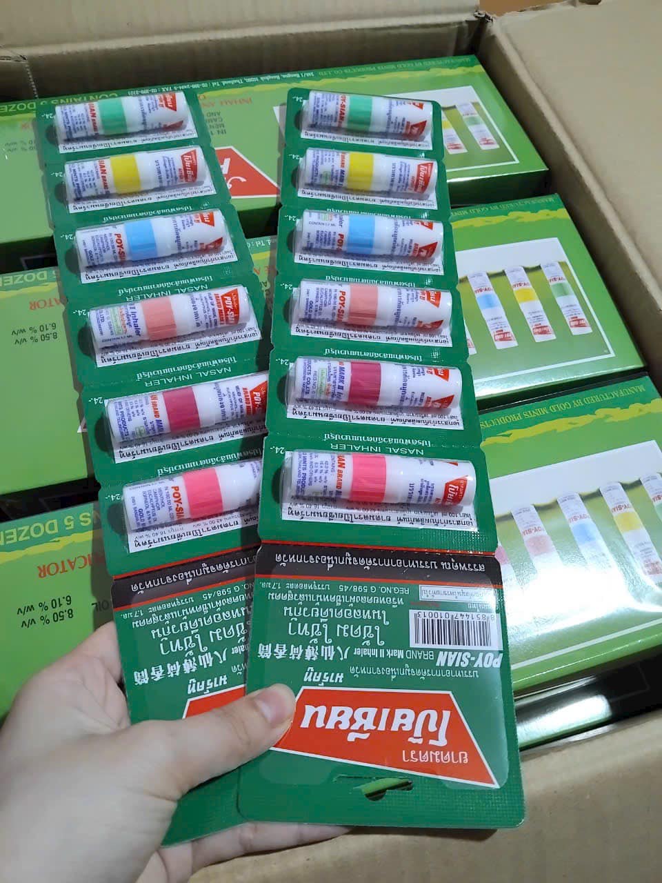 Combo 6 Ống Hít Thông Mũi POY-SIAN