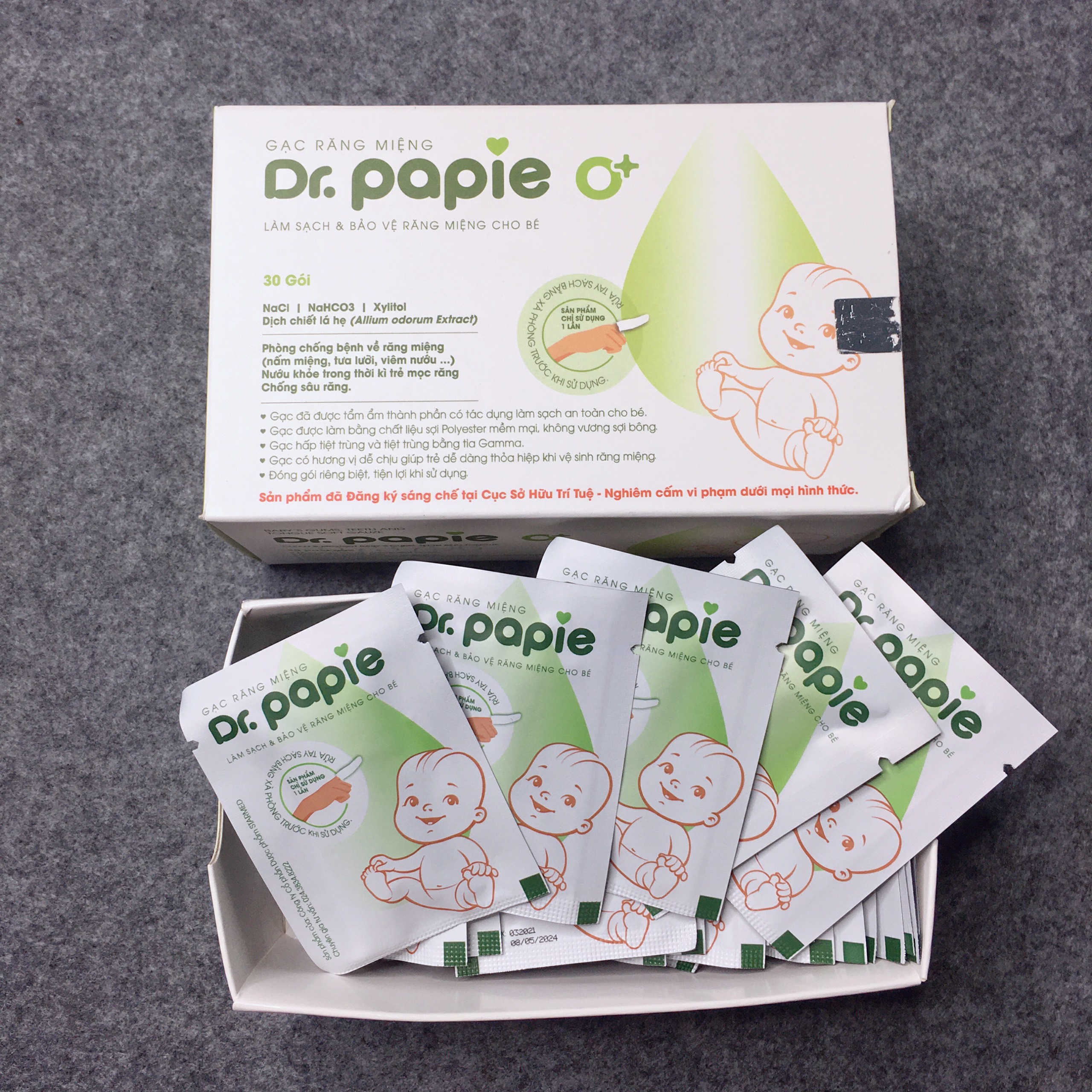 Gạc rơ lưỡi DR.PAPIE