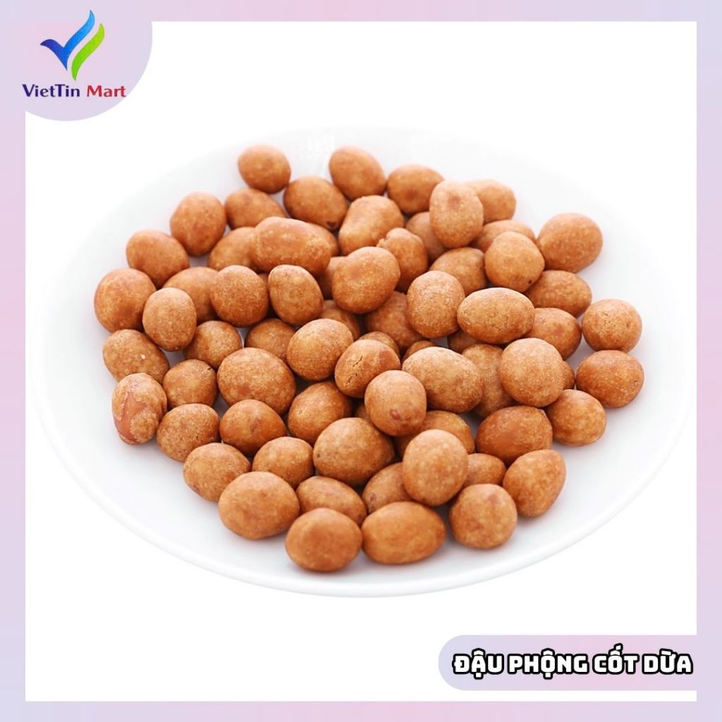 Đậu Phộng Da Cá Nước Cốt Dừa 500g Viettin Mart