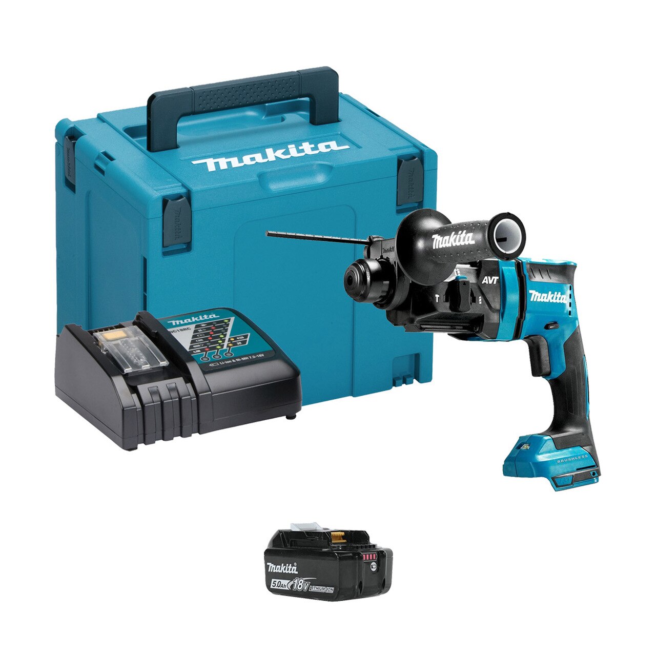 [Hàng chính hãng]Máy khoan BT PLUS MAKITA DHR182RTJ (18V*2 5.0AH)