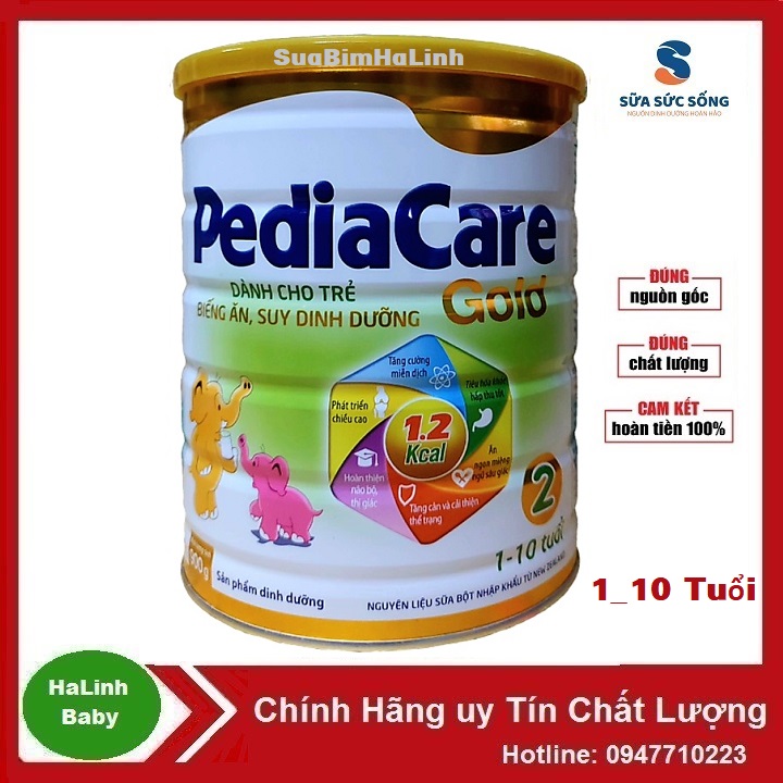 Sữa bột pediacare gold 2 900g 1_10 tuổi)
