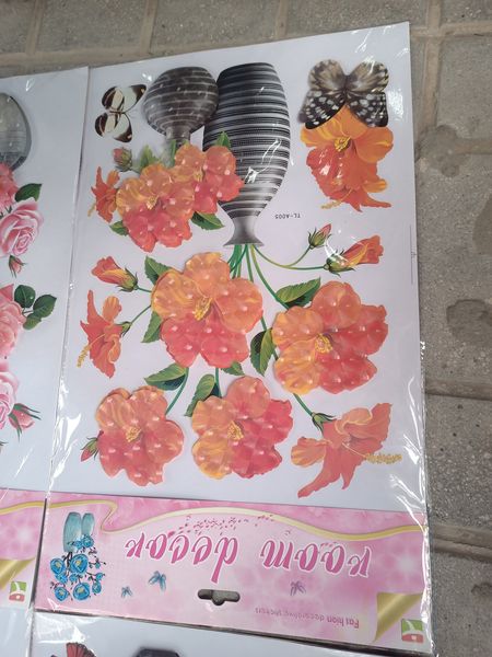 Tranh dán tường 3D hình hoa