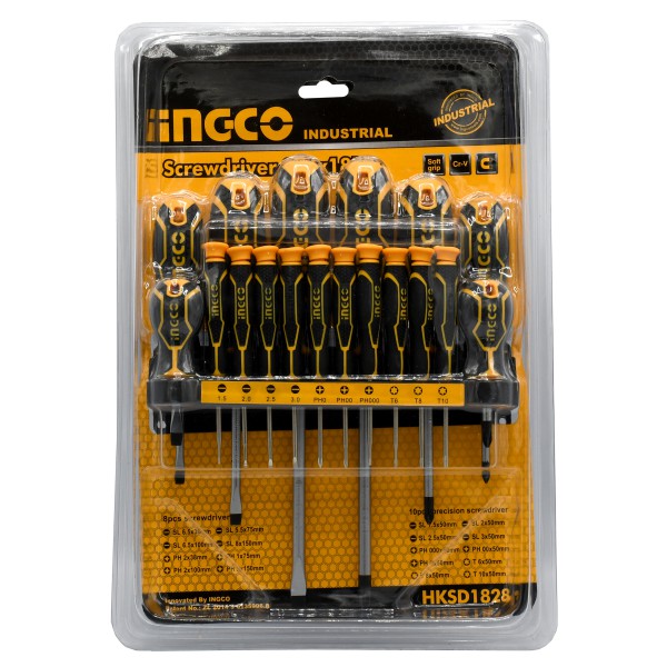 Bộ 18 Tua Vít Ingco HKSD1828